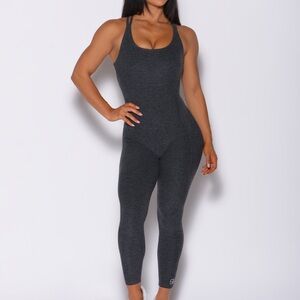 Bombshell Sportswear Charcoal Jumpsuit